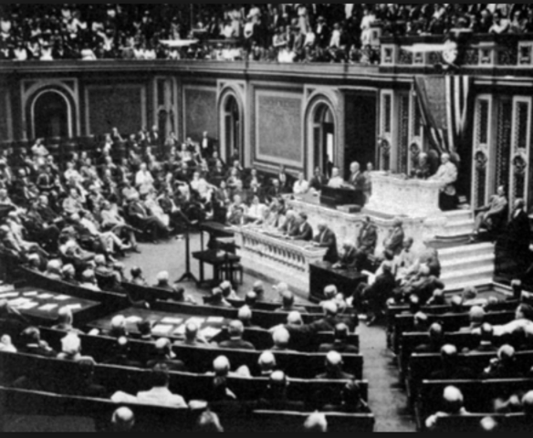 (US) Woodrow Wilson asks Congress for a Declaration of War