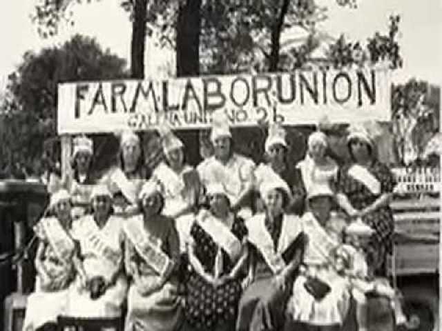 1912 Bread and Roses strike begun by immigrant women in Lawrence , Massachussetts.
