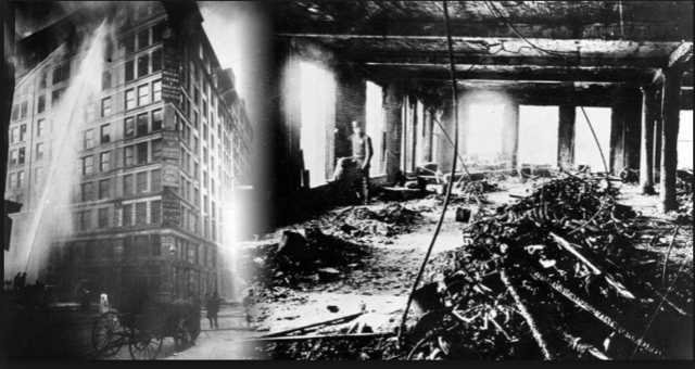 the triangle shirtwiste fire
