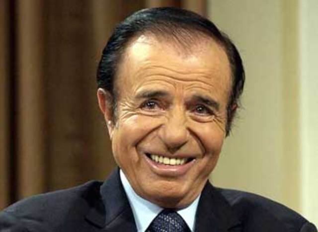 Asume por segunda vez Menem