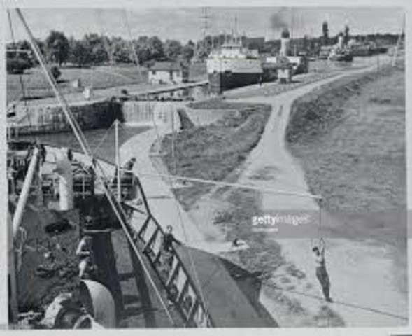 First Canals Built on the St. Lawrence River