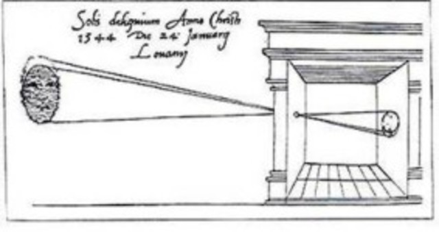 Aristóteles, cámara oscura