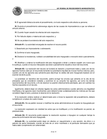 Aprobación de la Ley Federal de procedimiento Administrativo.