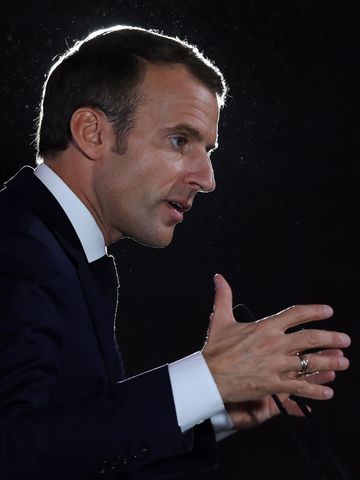INT Emmanuel Macron, el presidente más joven de Francia.