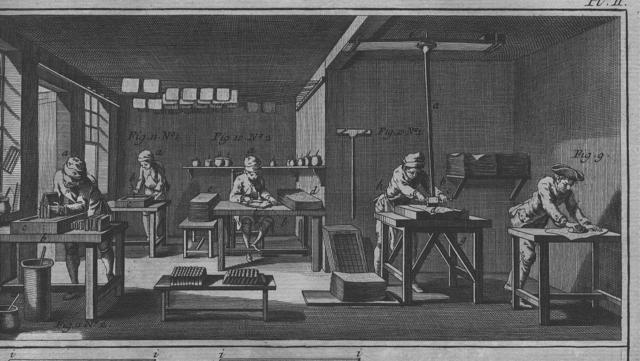 Impresión de la Enciclopedia