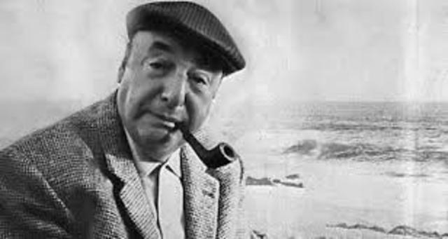 Pablo Neruda, escritor chileno.