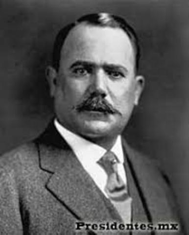 Presidencia de Alvaro Obregón en México.