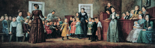 Escola mista em Sapucaia do Sul