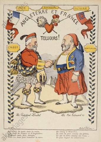 Francia e Gran Bretagna si alleano contro la Germania: l'intesa cordiale
