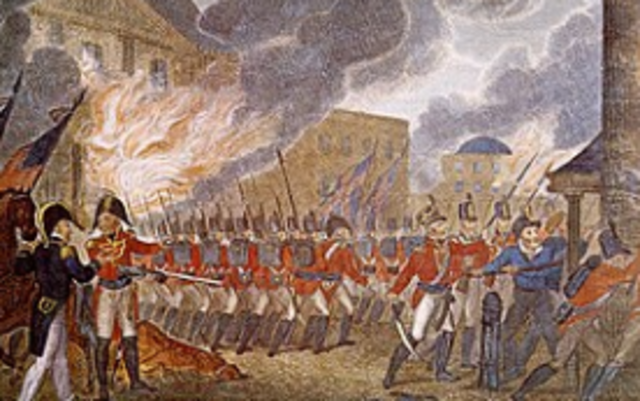 The British Burn Washington DC