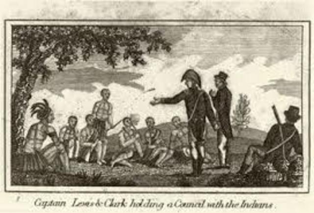 Beginning of Lewis and Clark Expedition