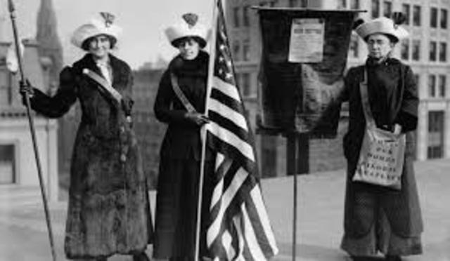 Women got the right to vote.