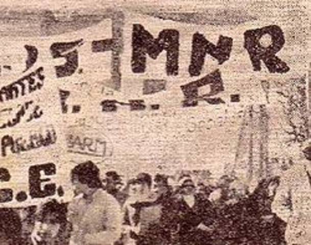 Bolivia: gobiernos reformistas del Movimiento Nacionalista Revolucionario (MNR)