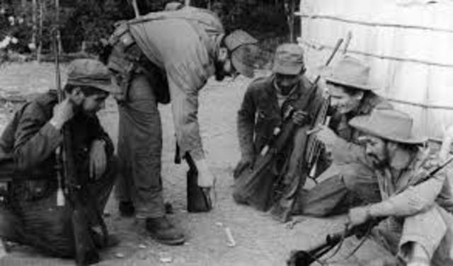 Surgen guerrillas castristas en diversos países latinoamericanos.
