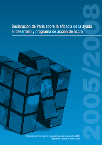 Declaración de París sobre la Eficacia de la Ayuda al Desarrollo