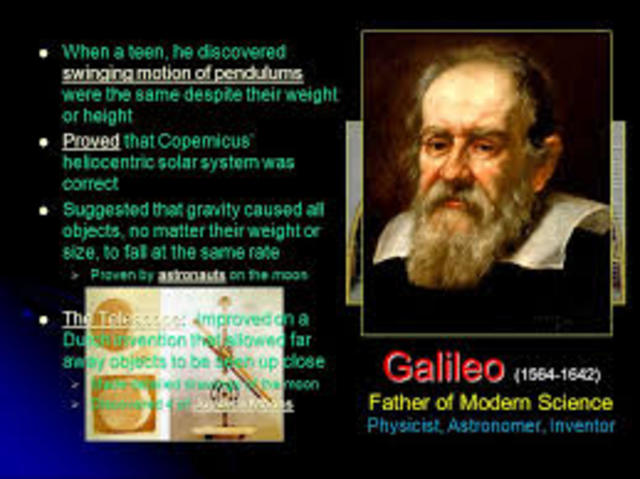 Galileo used the telescope to support the proof of the heliocentric theory