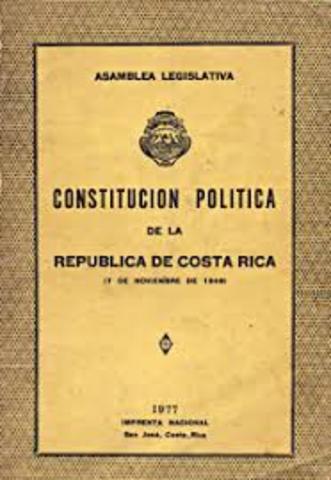 Costa Rica: constitución democrática.