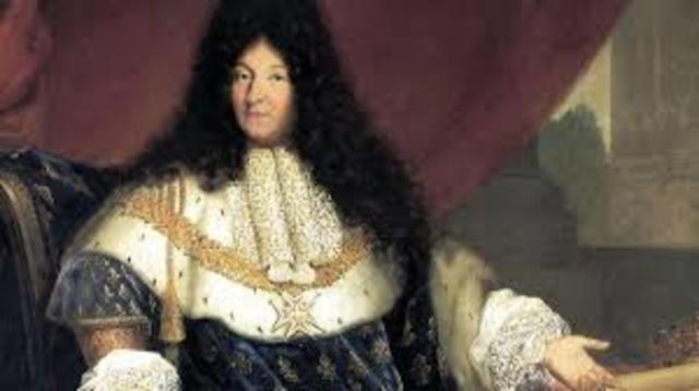 Louis XIV became the king of France