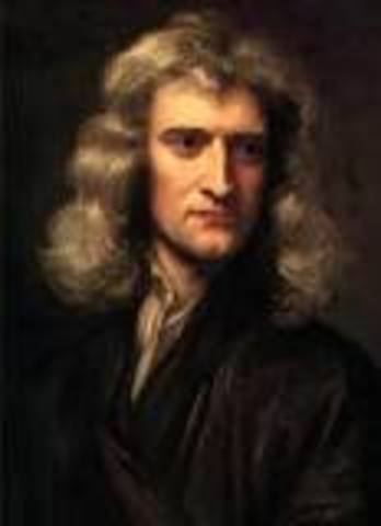 Isaac Newton published his law of gravity.