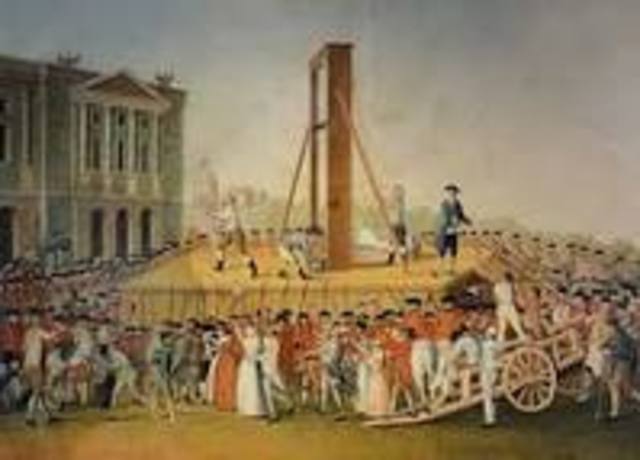 Marie Antoinette was executed
