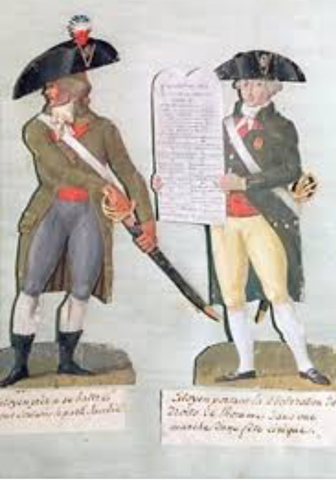 Aprove Declaration of the rights of Man and citizens.