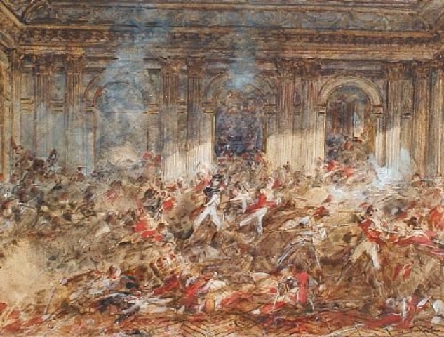 Storming of the Tuileries Palace.