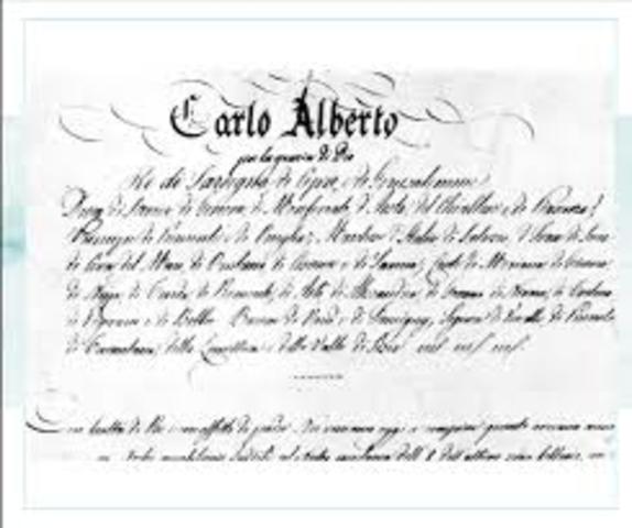 Lo Statuto Albertino di Carlo Alberto
