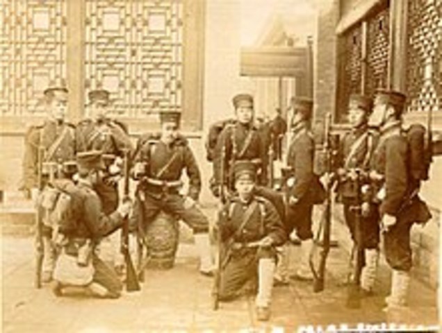 The start of the Boxer Rebellion