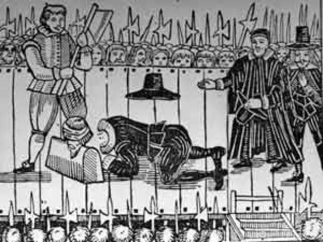 Puritans defeated and beheaded King Charles I