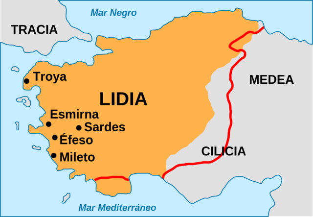 Origine della moneta in Lidia