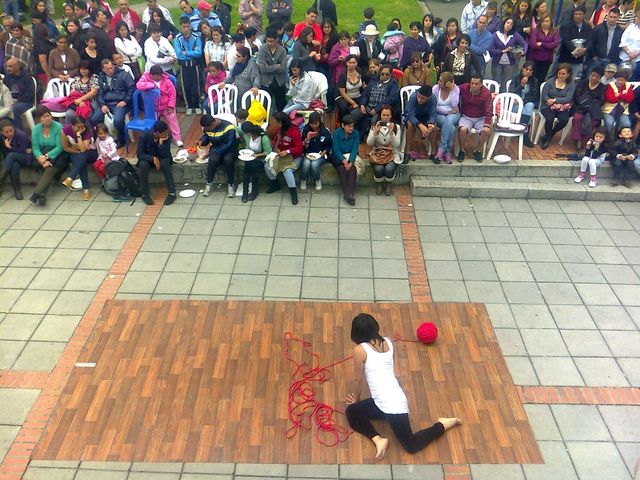 Obra de danza/teatro “Dolor metafórico de un enredo” Núcleos de Desarrollo Cultural de la Localidad de Suba.