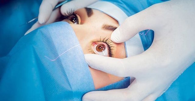 First eye surgery