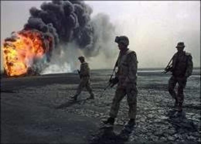 •	1991: Guerra del Golfo.