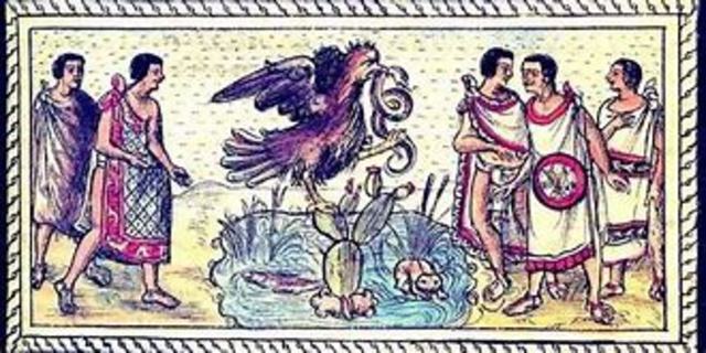 Los Mexicas llegan a su nuevo territorio