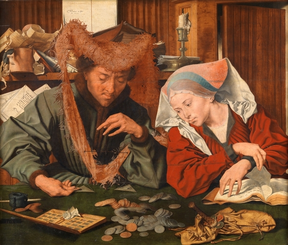 el cambista y su mujer Marinvus van Reymerswaele