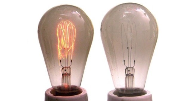 Thomas Edison brings light to the world with the light bulb