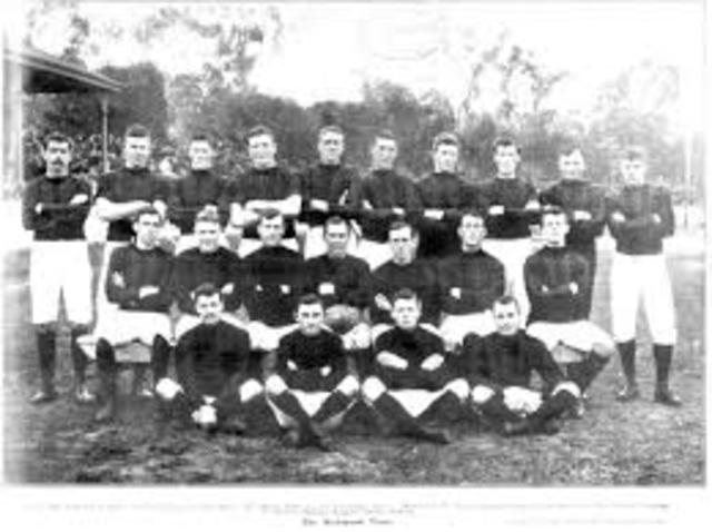 Australasian Football Council formed.