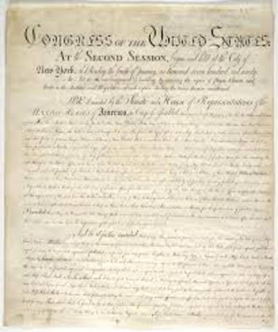 Enactment of the Constitution of the United States of America