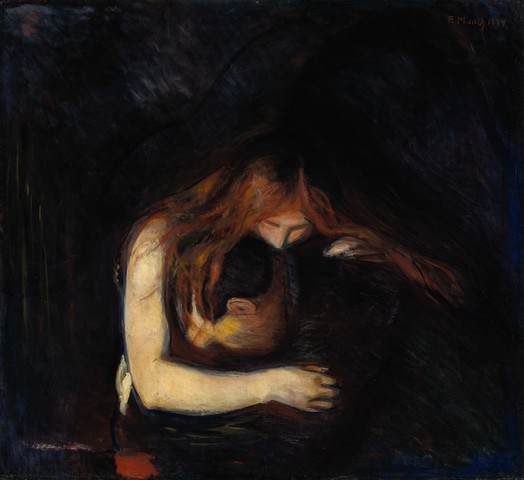"Amor i dolor"(el vampir) de Munch