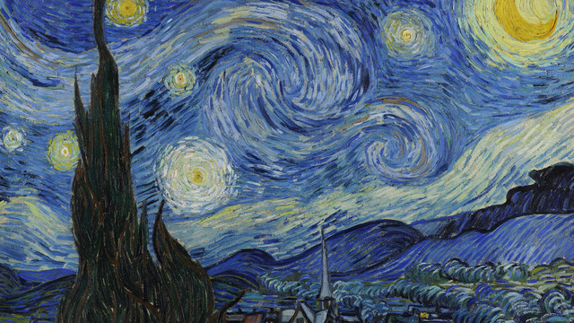 Van Gogh (Autoretrat i nit estelada)