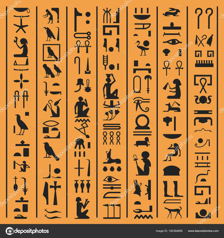 Escritura Egipcia.