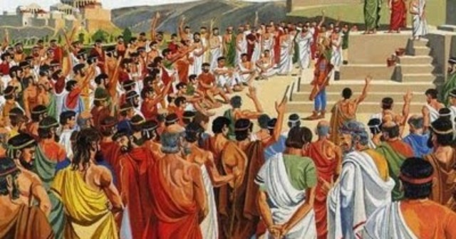 IMPLEMENTACIÓN DE LA DEMOCRACIA EN ATENAS