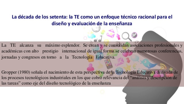 La década de los setenta: El enfoque técnico-racional para el diseño y evaluación de la enseñanza