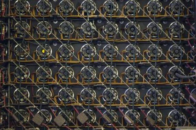 Presentación del ordenador ENIAC.