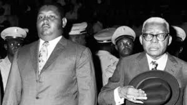 Haití: dictadura de Francois Duvalier y (desde 1971) de su hijo Jean Claude.