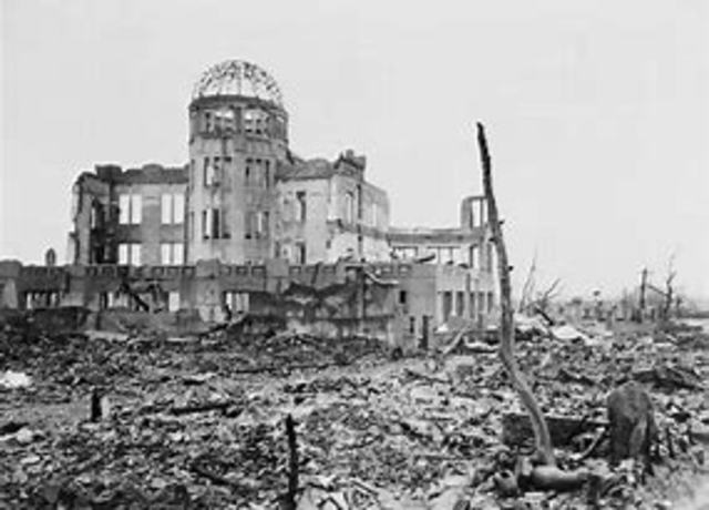 The bombing of Hiroshima