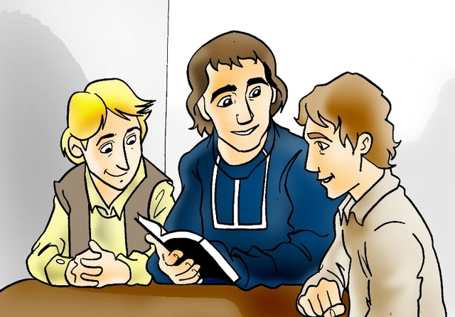 San Marcelino se convierte en Sacerdote