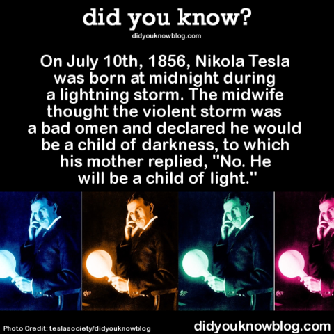 Tesla's Birth
