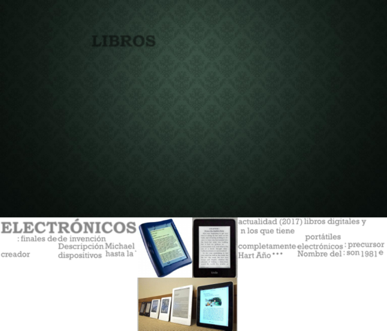 LIBROS ELECTRÓNICOS