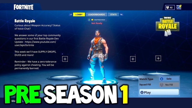 I First played fortnite